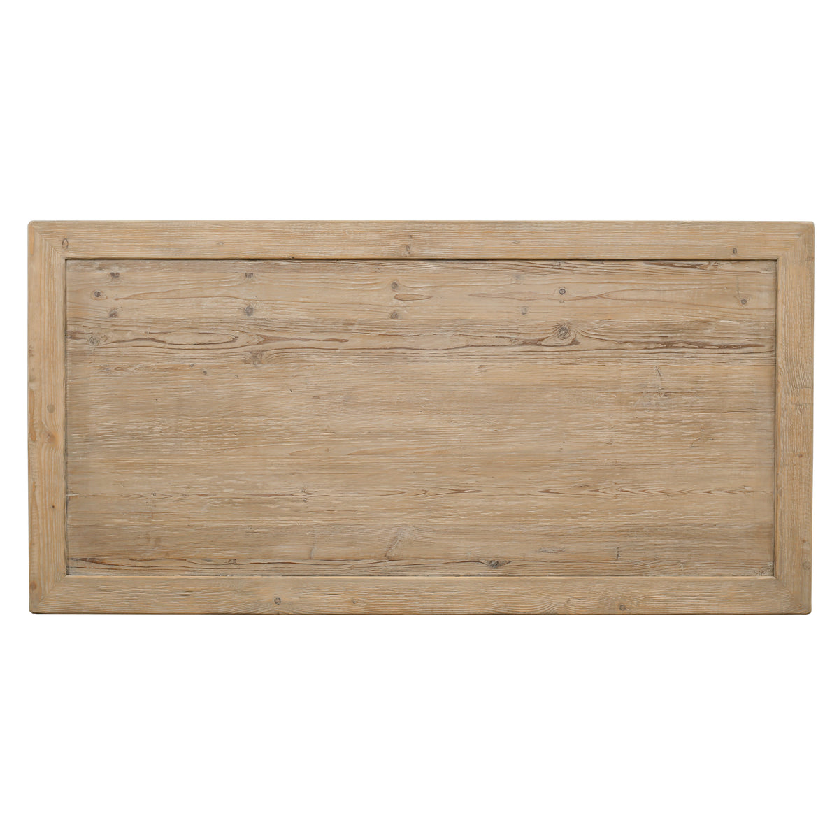 Capri Coffee Table With Arrow-Shaped Legs Weathered Natural 72x36x16