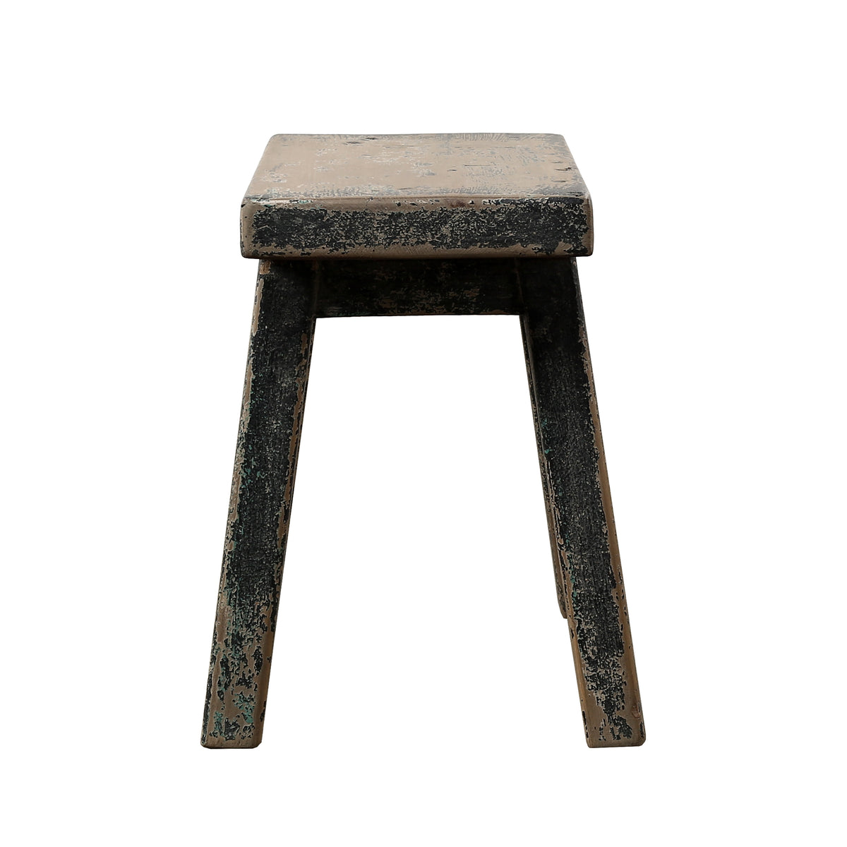 14" High Rectangular Step Stool Distressed Black(Minim 2 pieces)