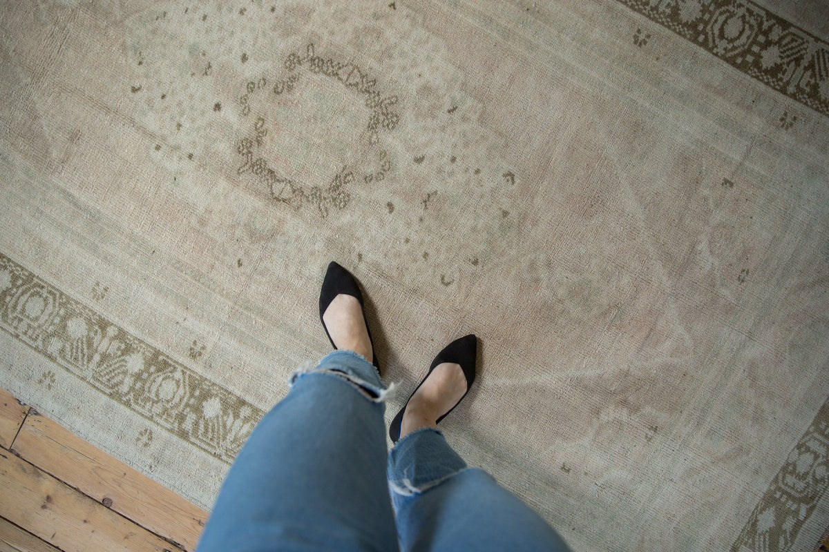5x9 Vintage Distressed Oushak Carpet