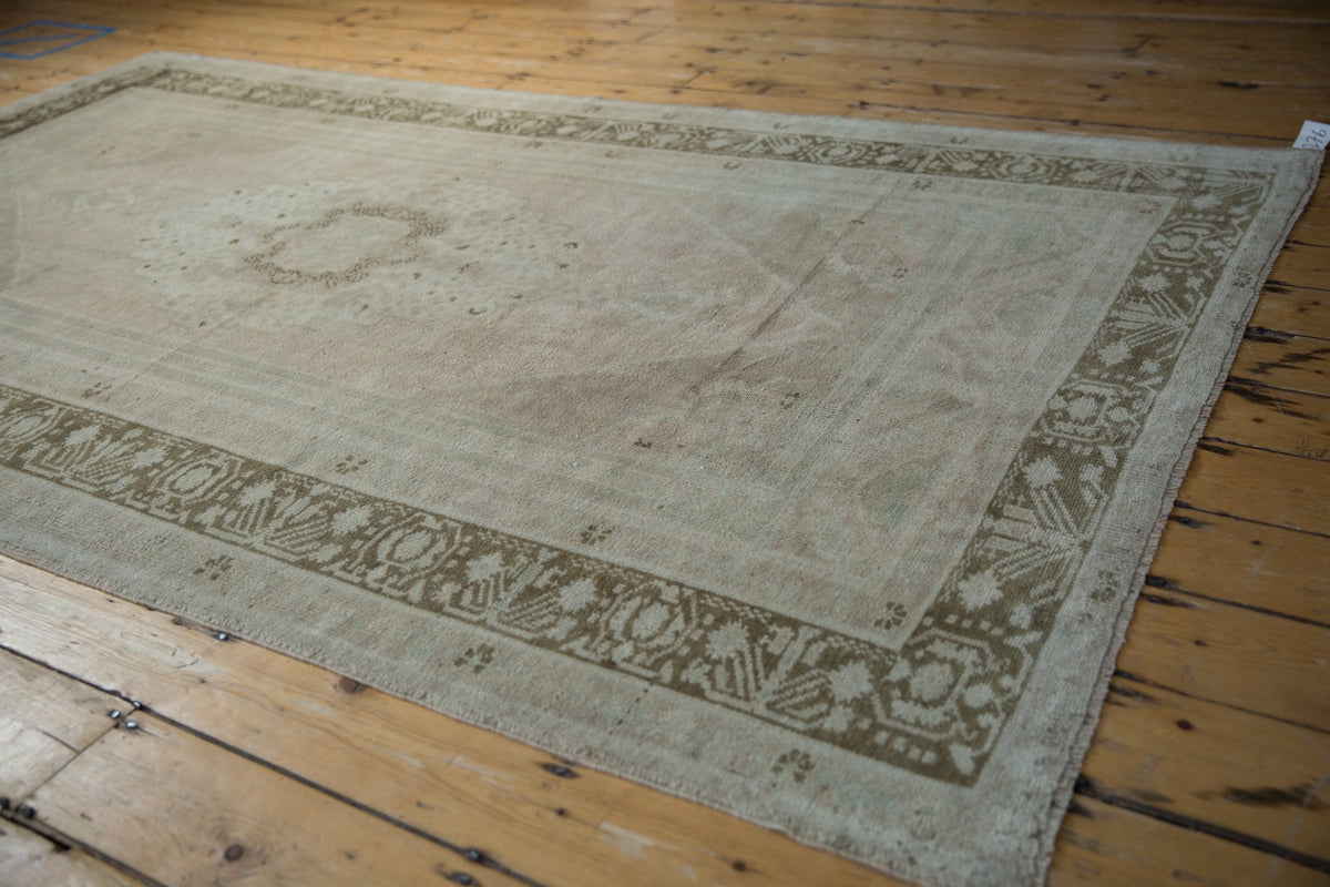 5x9 Vintage Distressed Oushak Carpet