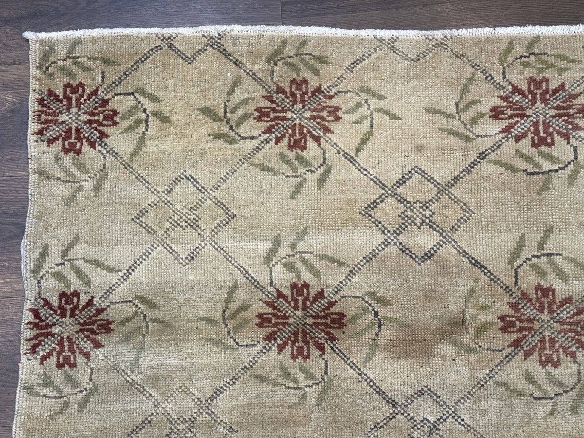 Turkish Rug 5x6, Oushak Carpet, Beige - Jewel Rugs, view 7