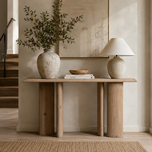 Sorrento Console Table-94" Weathered Natural image 2