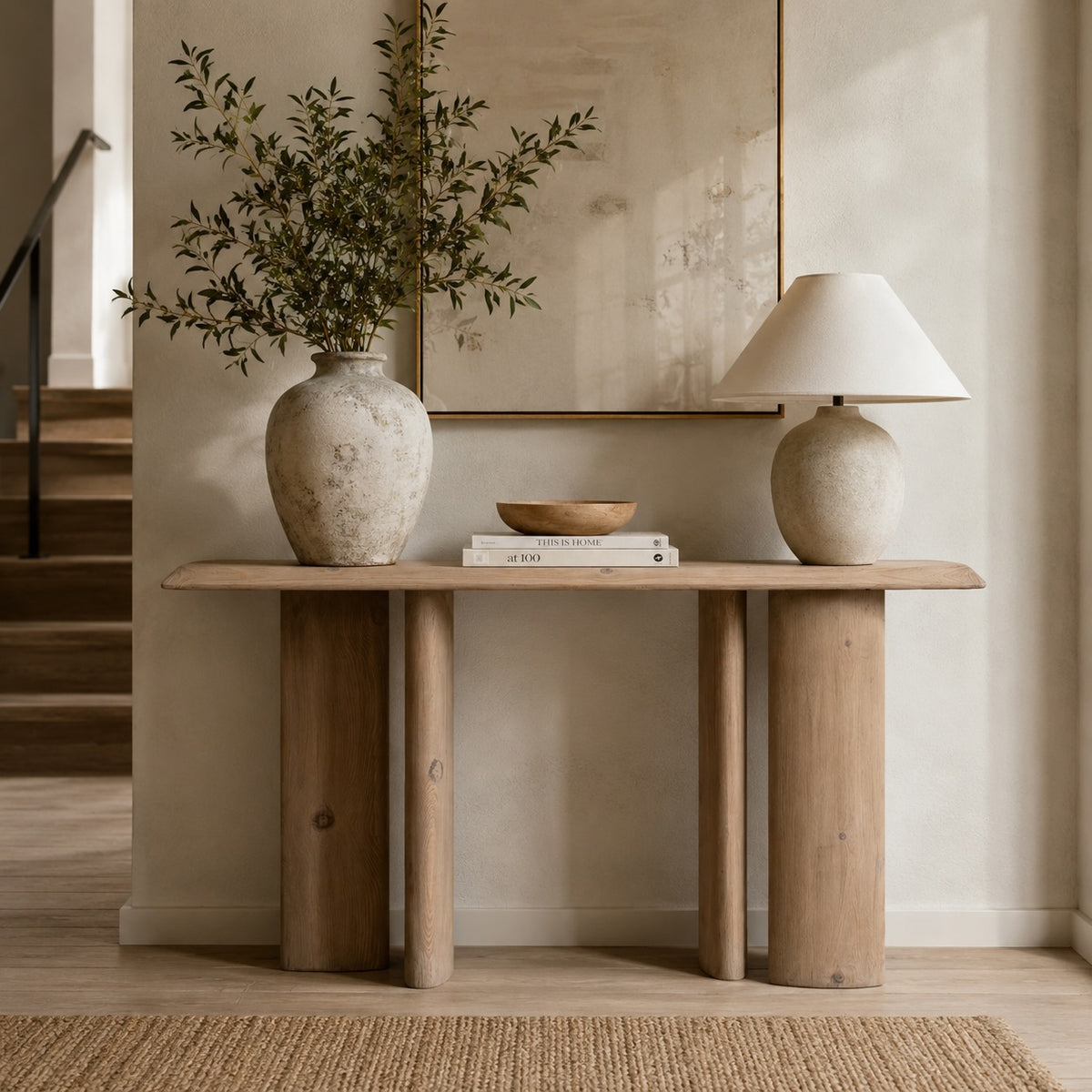 Sorrento Console Table-63" Weathered Natural