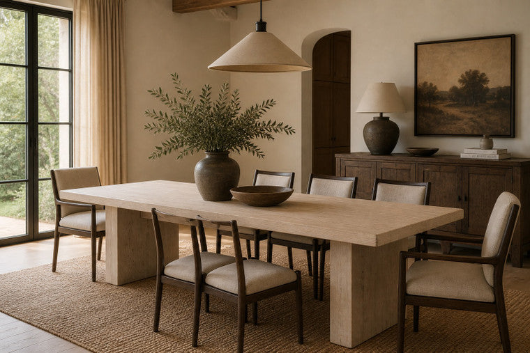 Bari Dining Table-94"Weathered Gray image 3