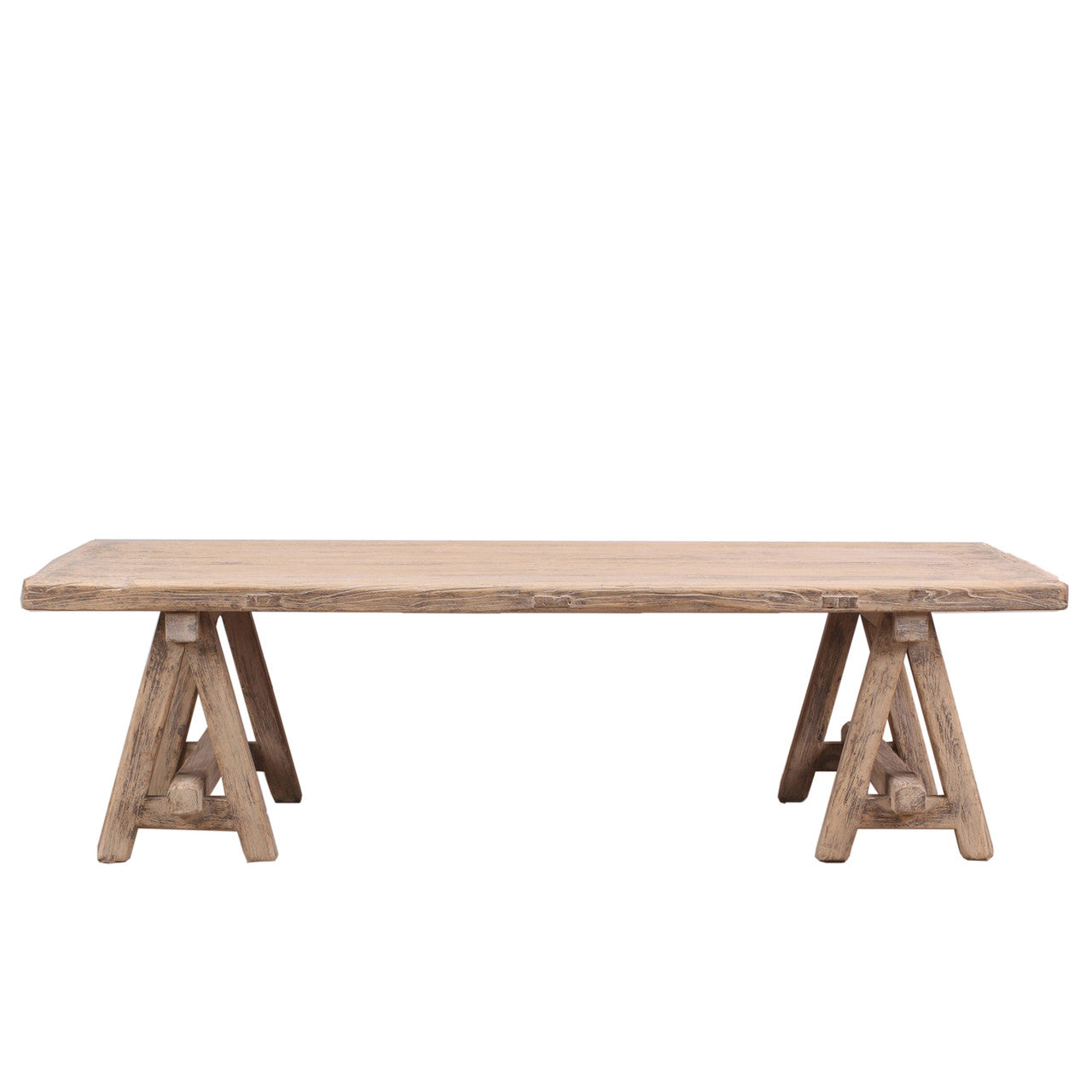 63" Long Rimini Coffee Table Weathered Gray