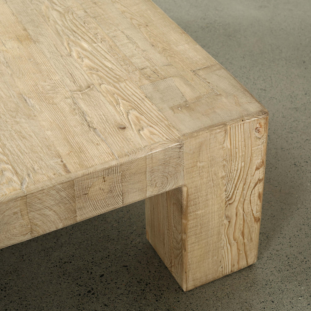 55" Square Ravello Coffee Table Weathered Warm Wood Tone