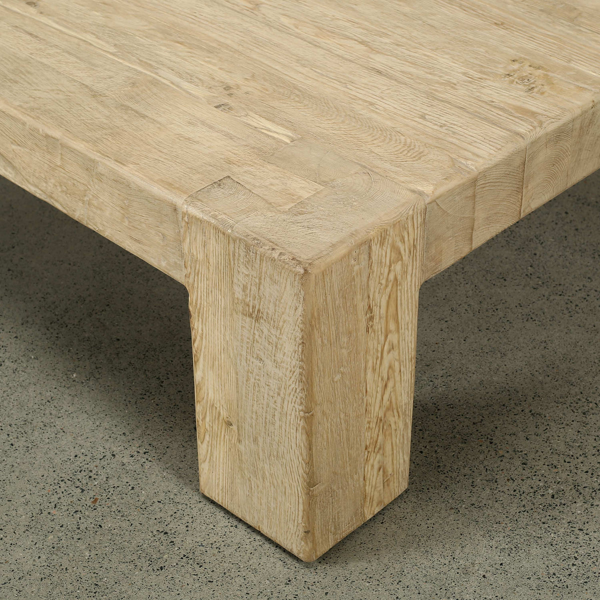 55" Square Ravello Coffee Table Weathered Warm Wood Tone