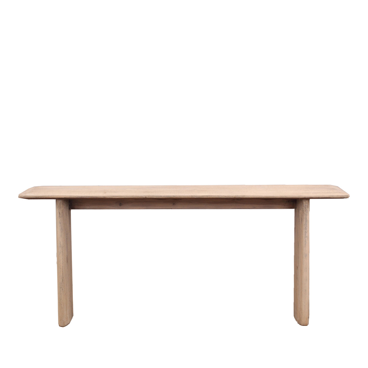 78"Long Atrani Console Table Weathered Gray
