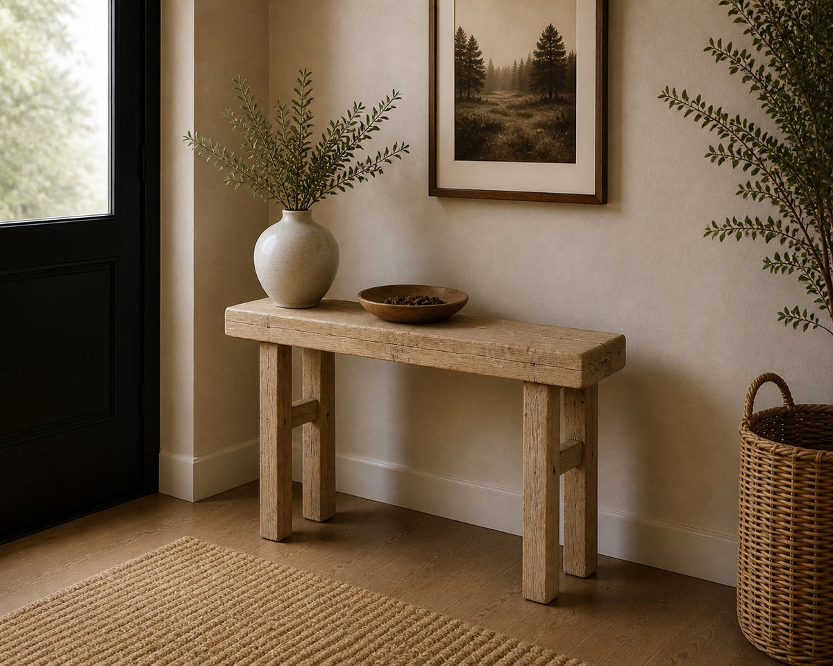 Seaside Slab Console-45" Wide Weathered Natural