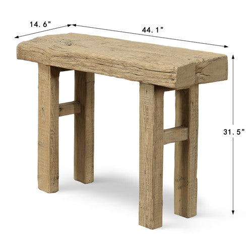 Seaside Slab Console-54"Wide Weathered Natural image 2