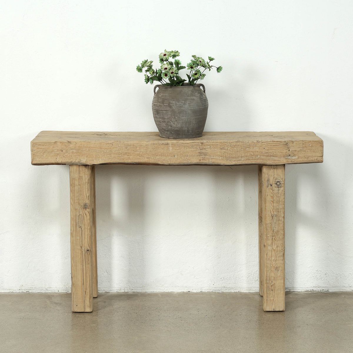 Seaside Slab Console-52" Wide Weathered Natural