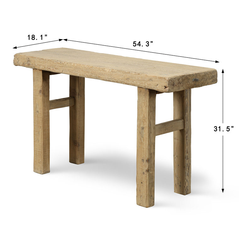 Seaside Slab Console-54"Wide Weathered Natural image 3