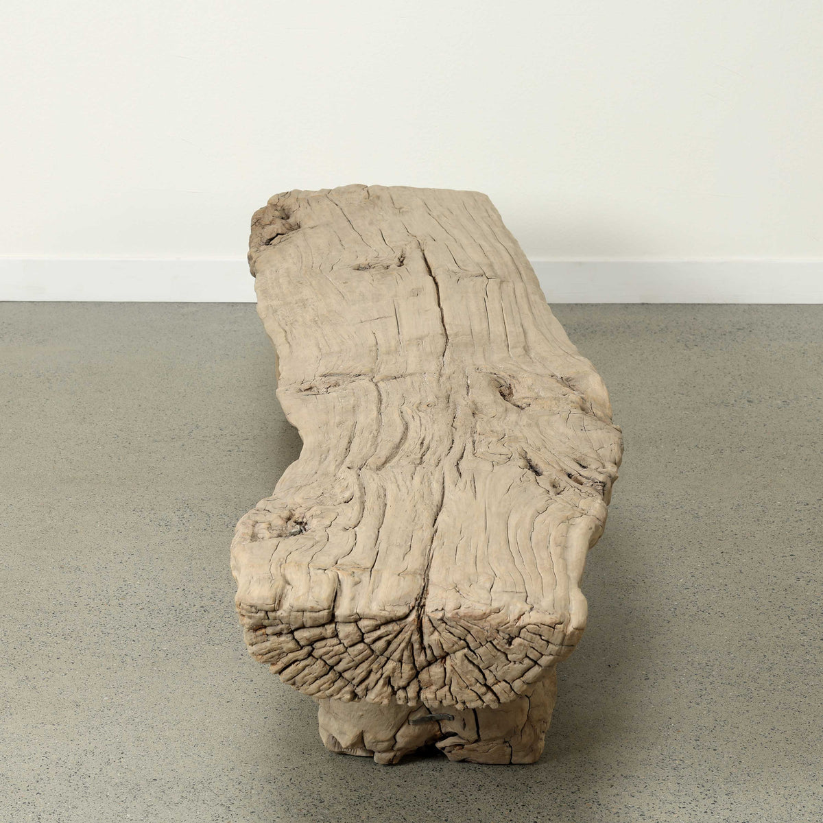 Approx. 80" W 20"D Ancient River Slab Bench Weathered Natural