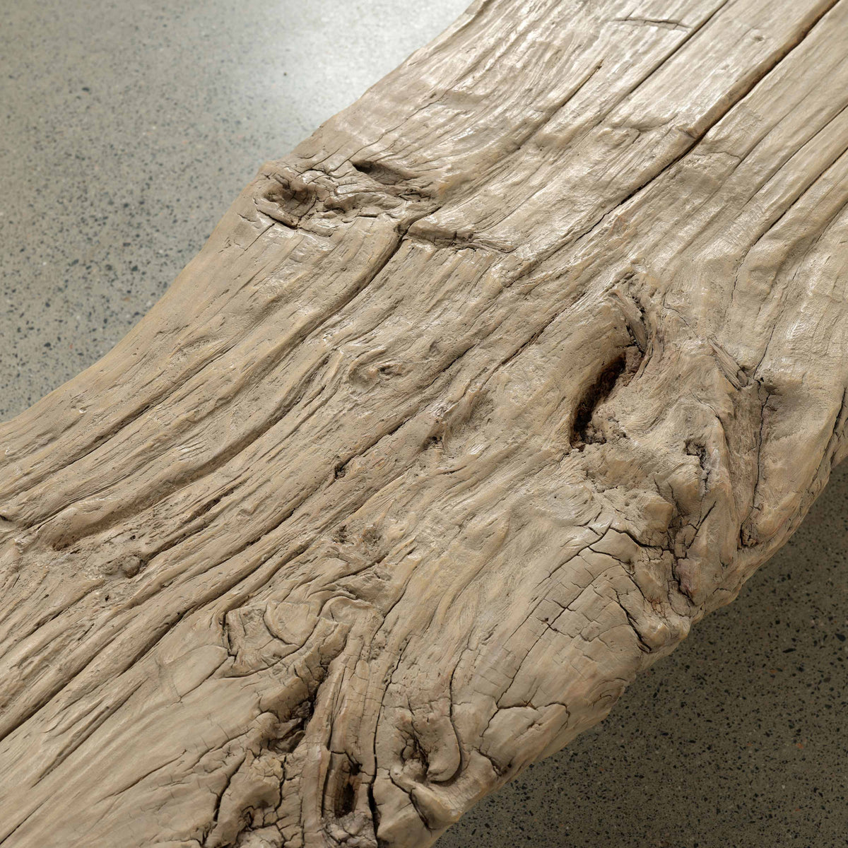 Approx. 80" W 20"D Ancient River Slab Bench Weathered Natural