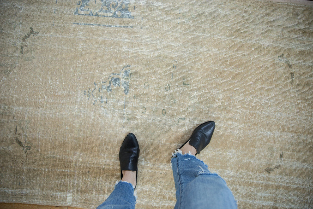 4x7 Vintage Distressed Oushak Rug