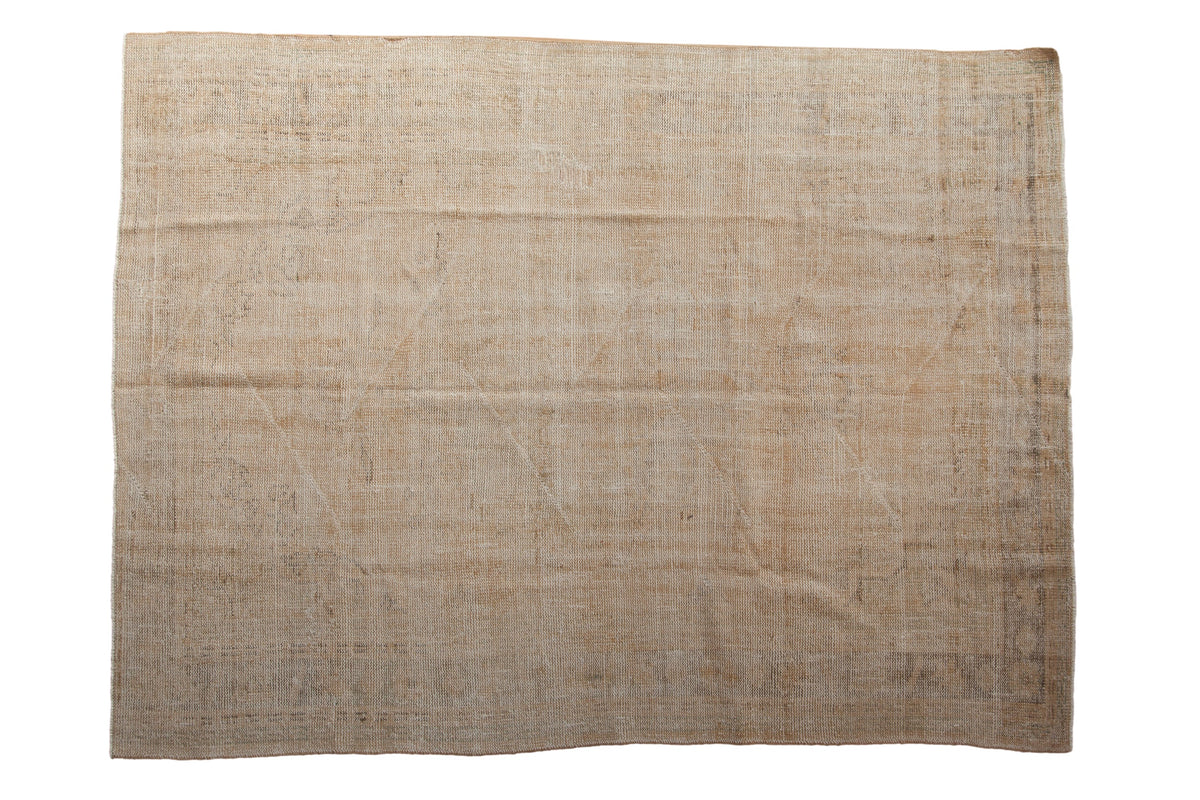 6.5x8.5 Vintage Distressed Oushak Carpet