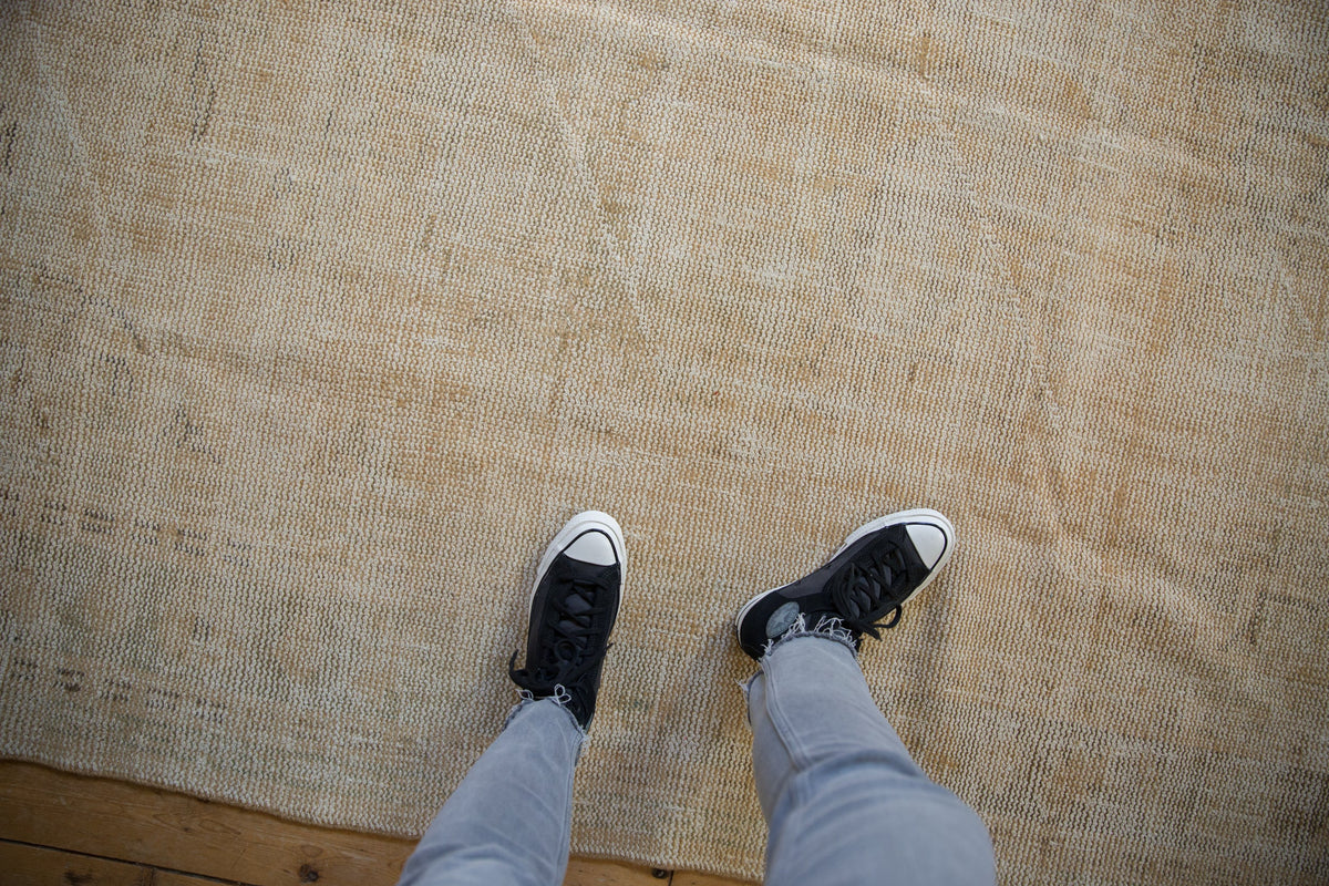 6.5x8.5 Vintage Distressed Oushak Carpet