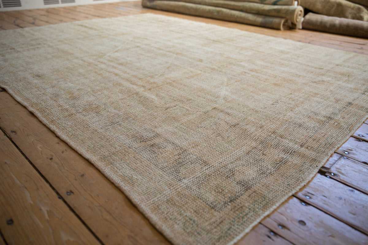 6.5x8.5 Vintage Distressed Oushak Carpet