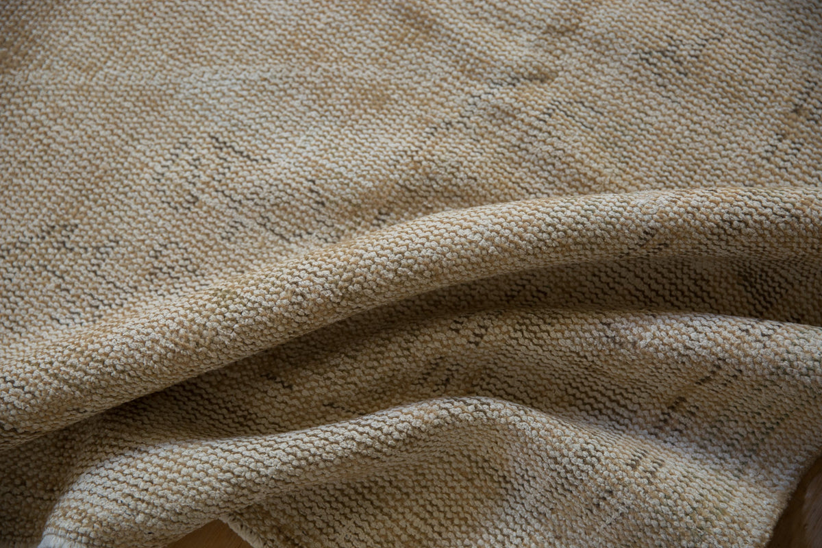 6.5x8.5 Vintage Distressed Oushak Carpet