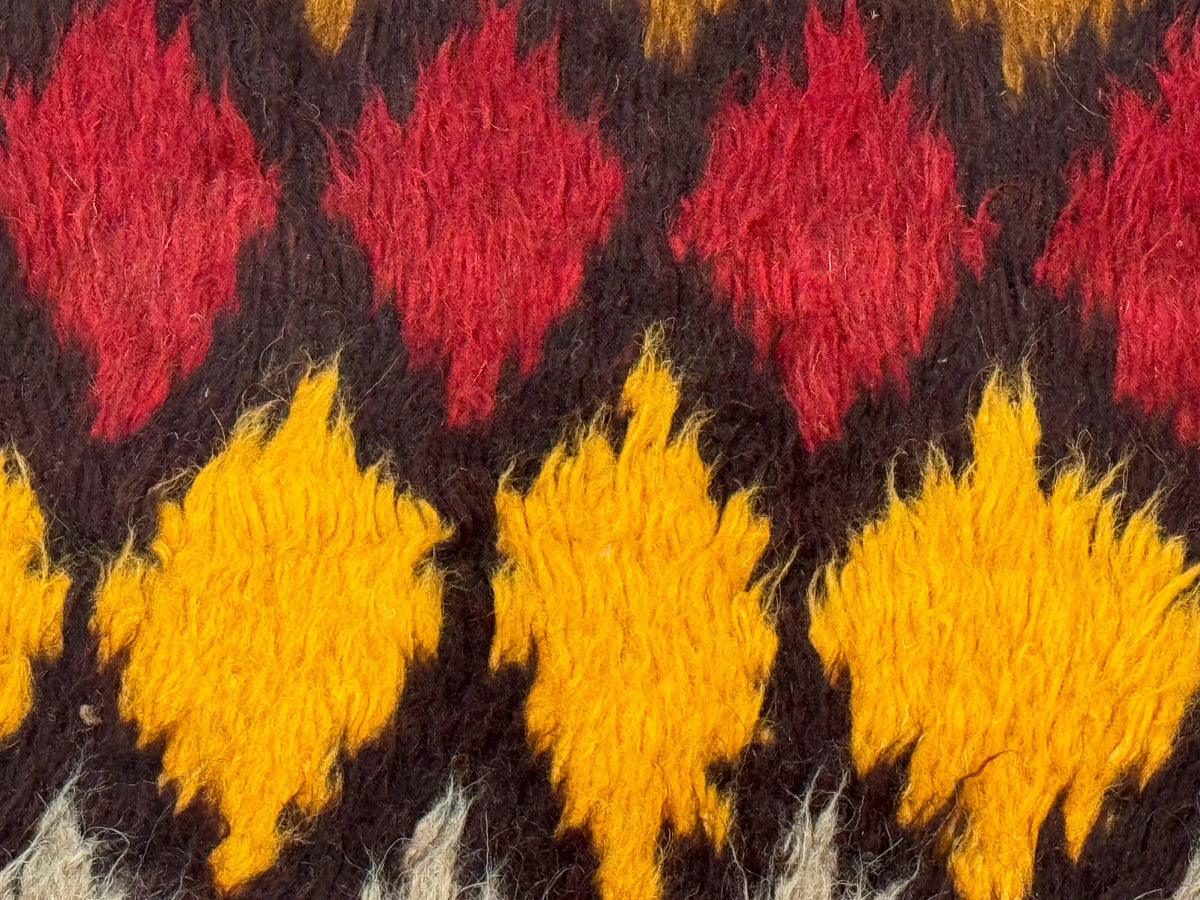 Shaggy Balouch Rug 3x4, Tribal Rug, Afghan Rug, Brown, Multicolor - Jewel Rugs, view 5