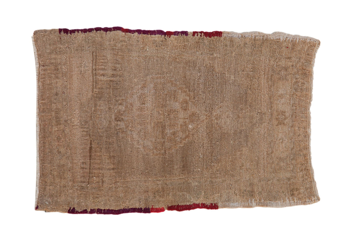 2x3 Vintage Distressed Oushak Rug Mat