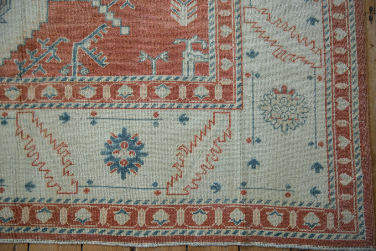 7.5x10 Vintage Distressed Oushak Carpet
