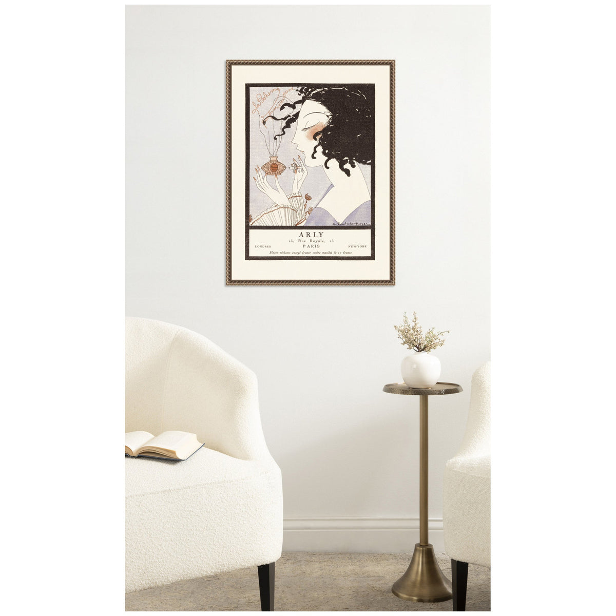 Arly 1921 Alexandre Jacovleff by Nostalgia Prints Framed Canvas Wall Art Print