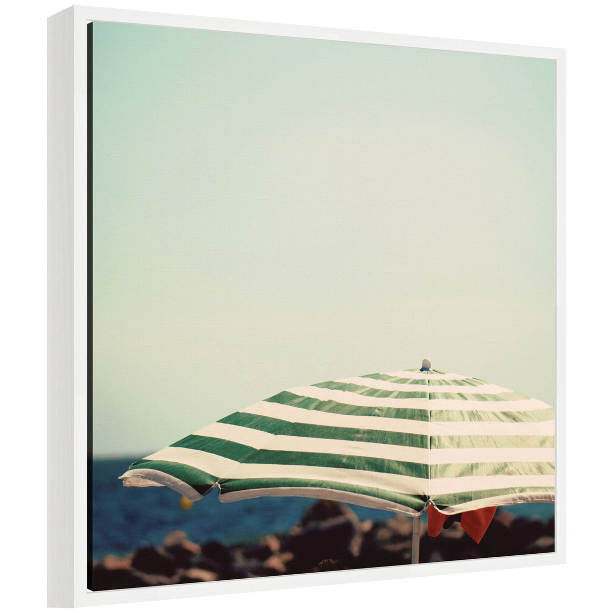 Under the Umbrella by Laura Evans Framed Canvas Wall Art Print
