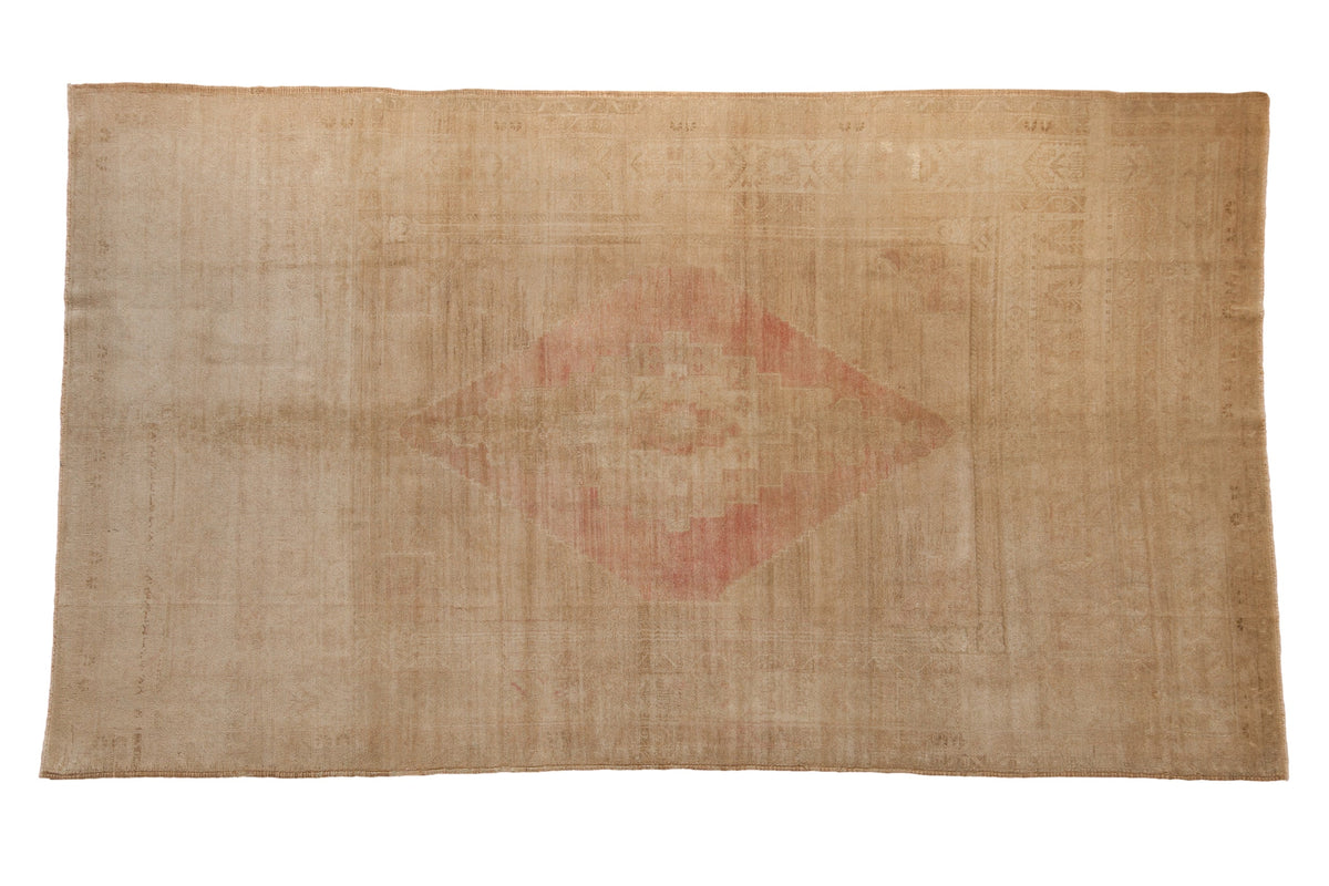 5.5x10 Vintage Distressed Oushak Carpet