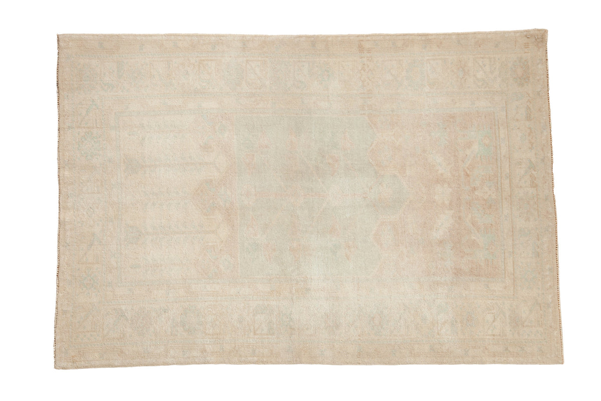 4x6 Vintage Distressed Oushak Rug