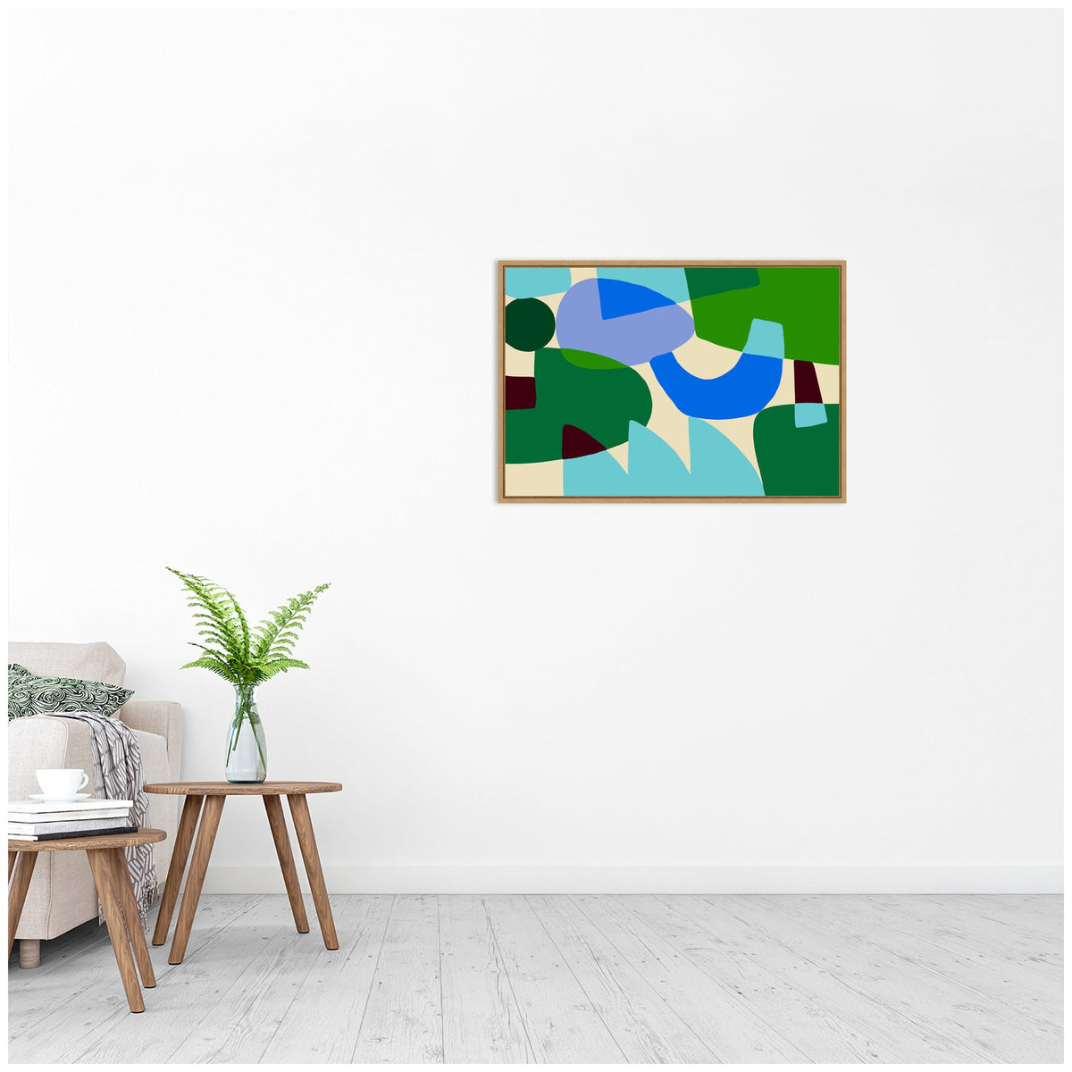 Composition II by Teresa Rego Framed Canvas Wall Art Print