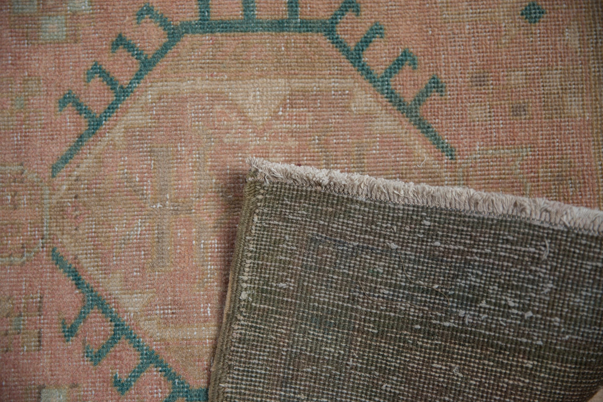 3.5x12.5 Vintage Distressed Karaja Rug Runner