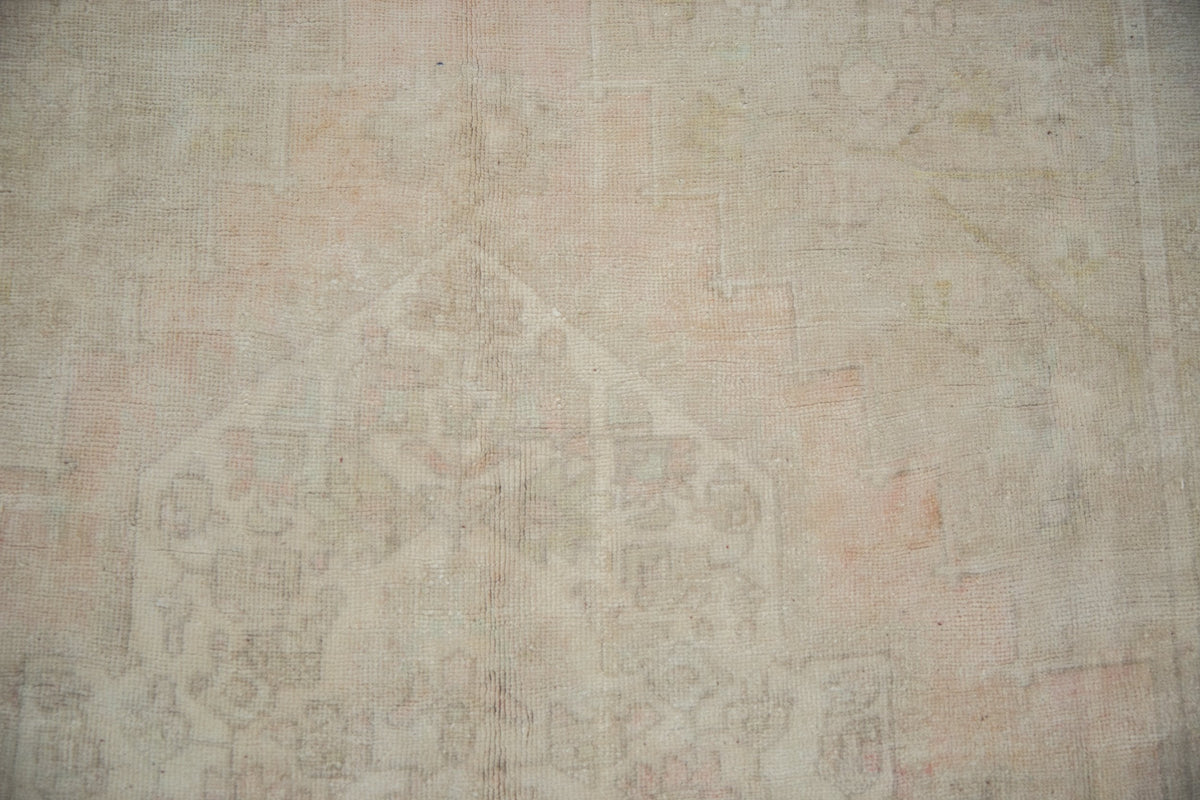6x9.5 Vintage Distrsessed Oushak Carpet