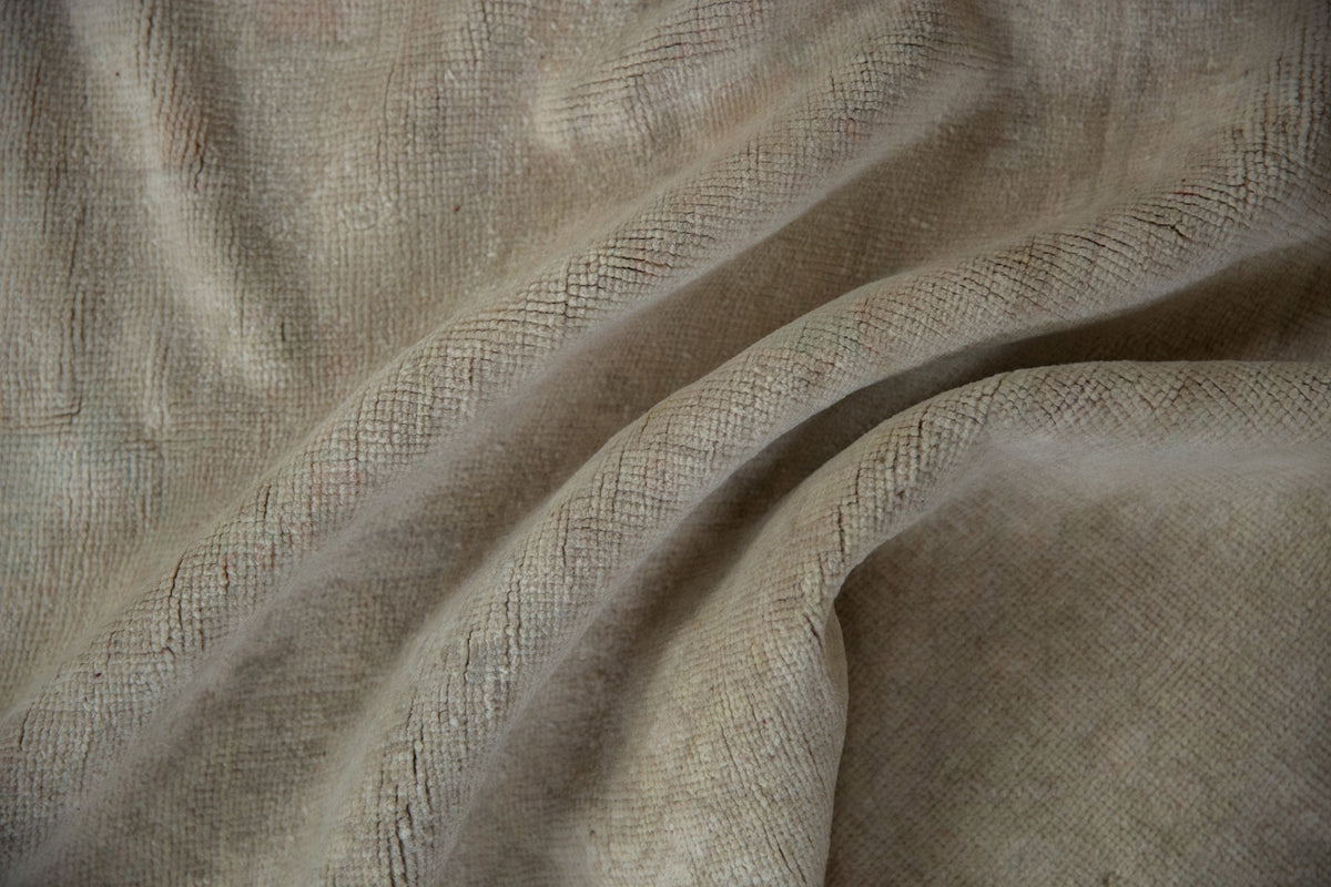 6x9.5 Vintage Distrsessed Oushak Carpet