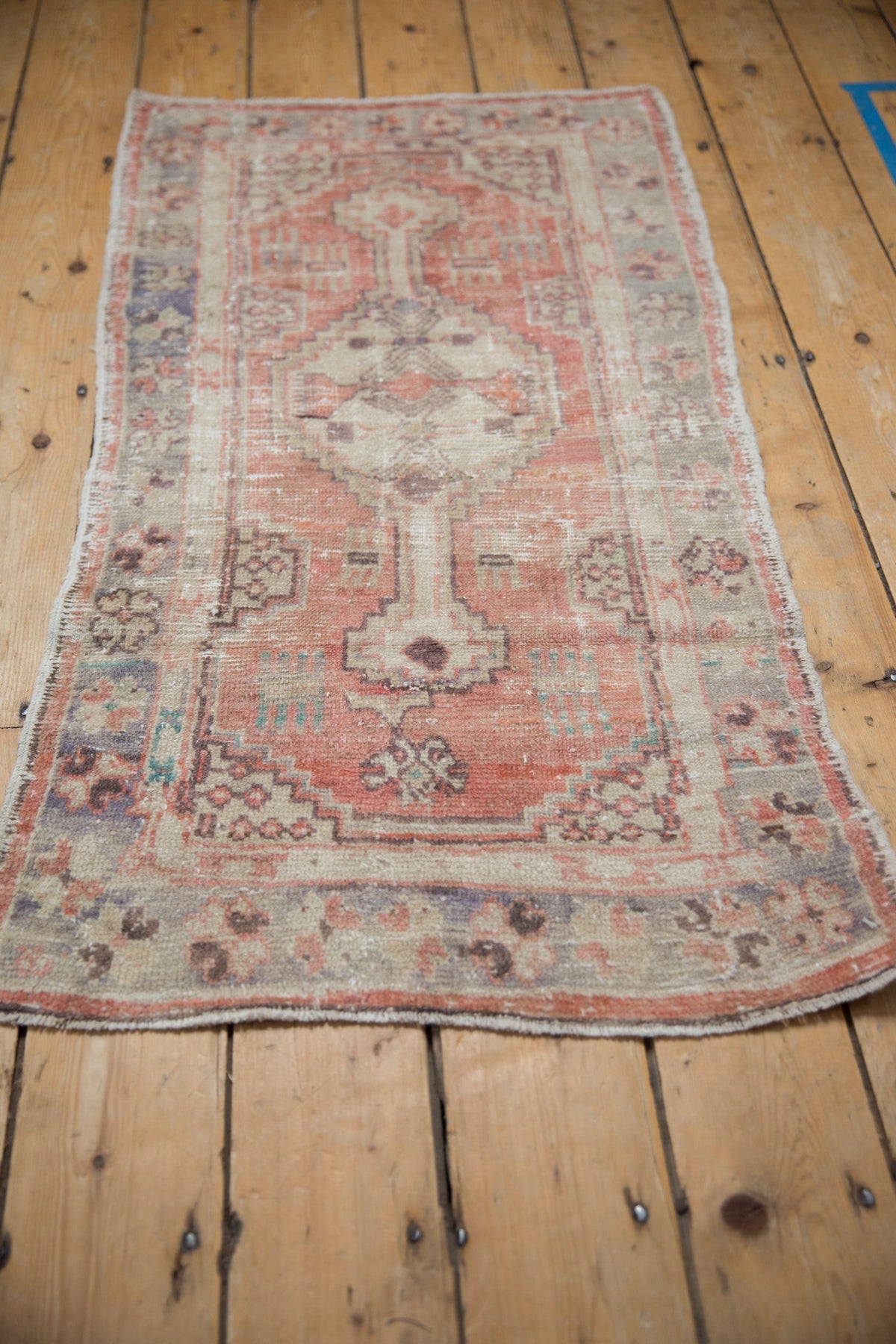 2x4 Vintage Distressed Oushak Rug Runner