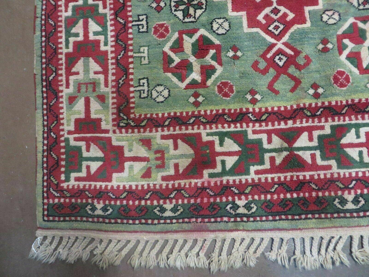 4' X 6' Vintage Handmade Turkish Kazak Design Wool Rug Carpet Nice - Jewel Rugs, view 8