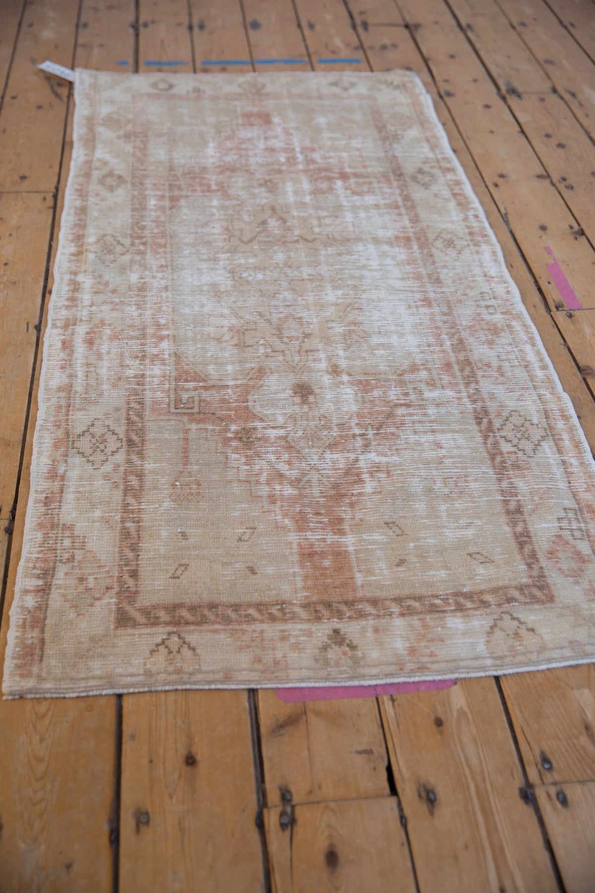 2.5x5.5 Vintage Distressed Oushak Rug Runner
