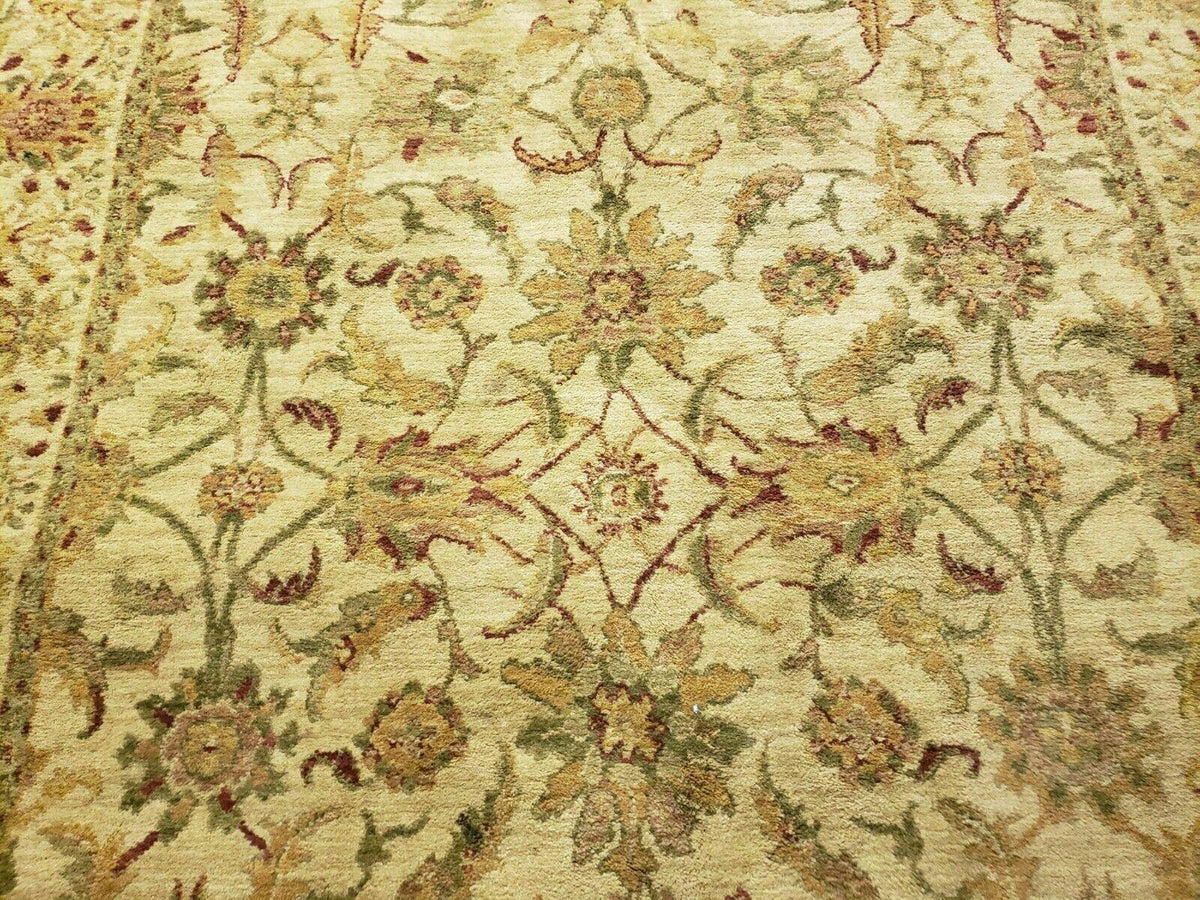 Belgium Power Loomed Rug 5x7, Vintage Oriental Wool Carpet, Beige - Jewel Rugs, view 13