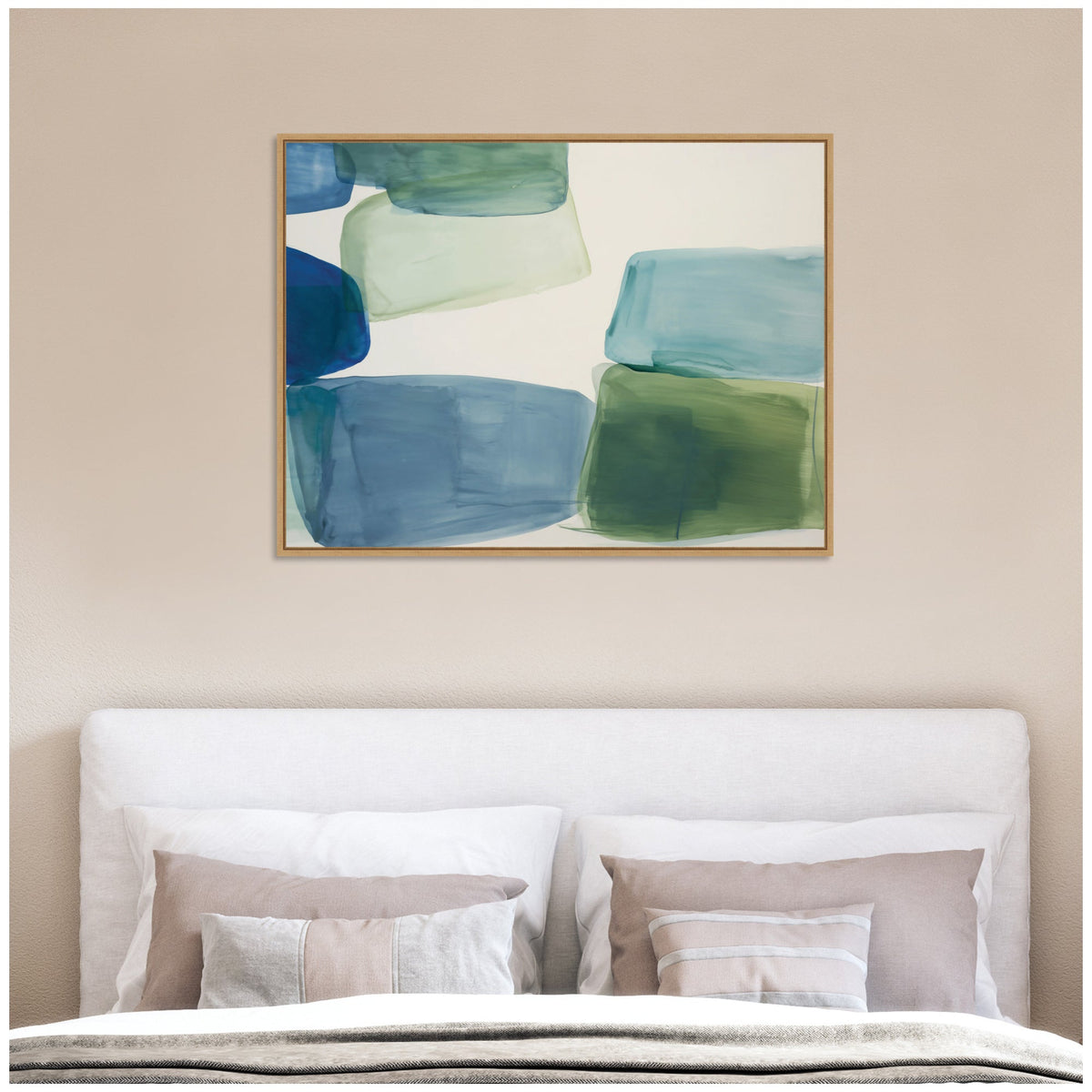 Coastal Calm No. 1 by Amy Lighthall Framed Canvas Wall Art Print