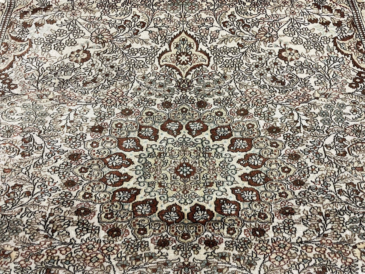 4' X 6' Vintage Fine Handmade Chinese Oriental Silk Rug 400 KPSI Wow - Jewel Rugs, view 4