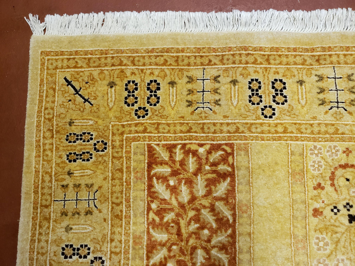 3' 2" x 12 ' 6" Pak Persian Safavieh Runner Haji Jalil Fine Runner Rug 3ft Runner 12ft Runner 13ft Runner Panel Design Runner Hand-Knotted - Jewel Rugs, view 5