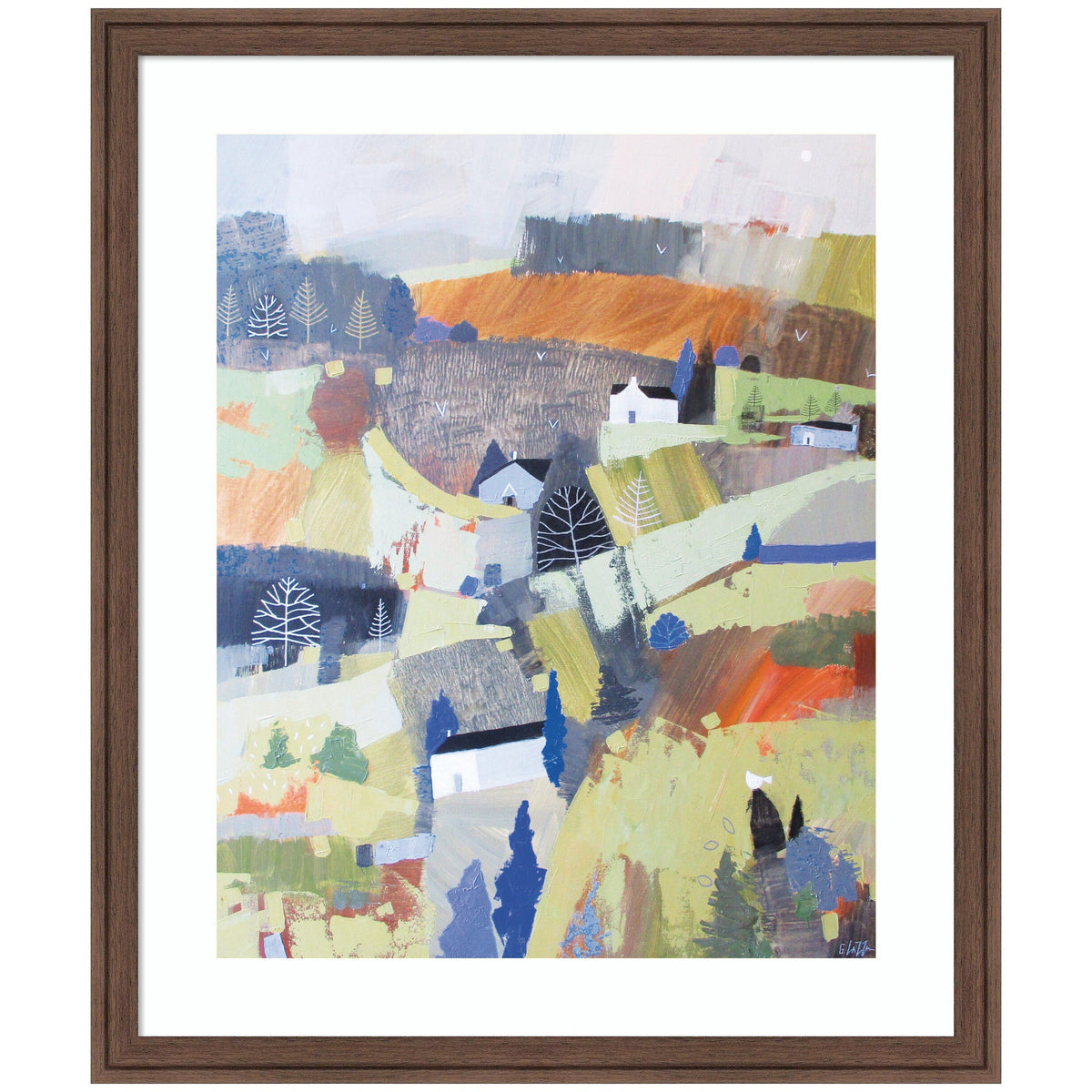 Framed Art Worlds View by Giuliana Lazzerini