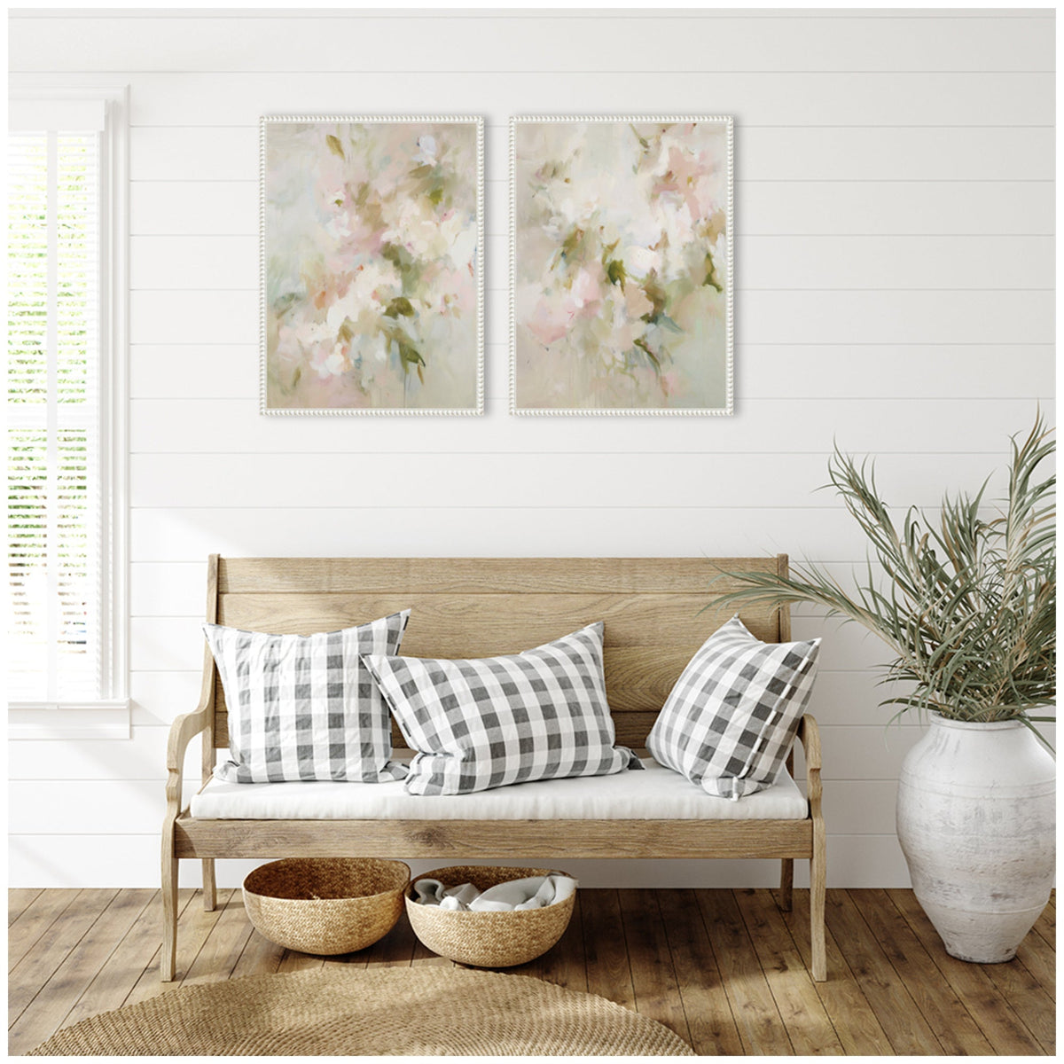 Bloom No. 1 & No. 2 2 Piece Framed Canvas Wall Art Set by Amy Lighthall