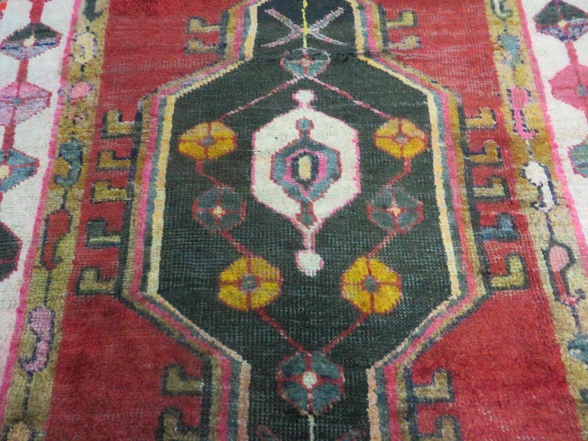 4' X 8' Antique Handmade Turkish Caucasian Kazak Design Wool Rug Veg Dyes Nice - Jewel Rugs, view 5