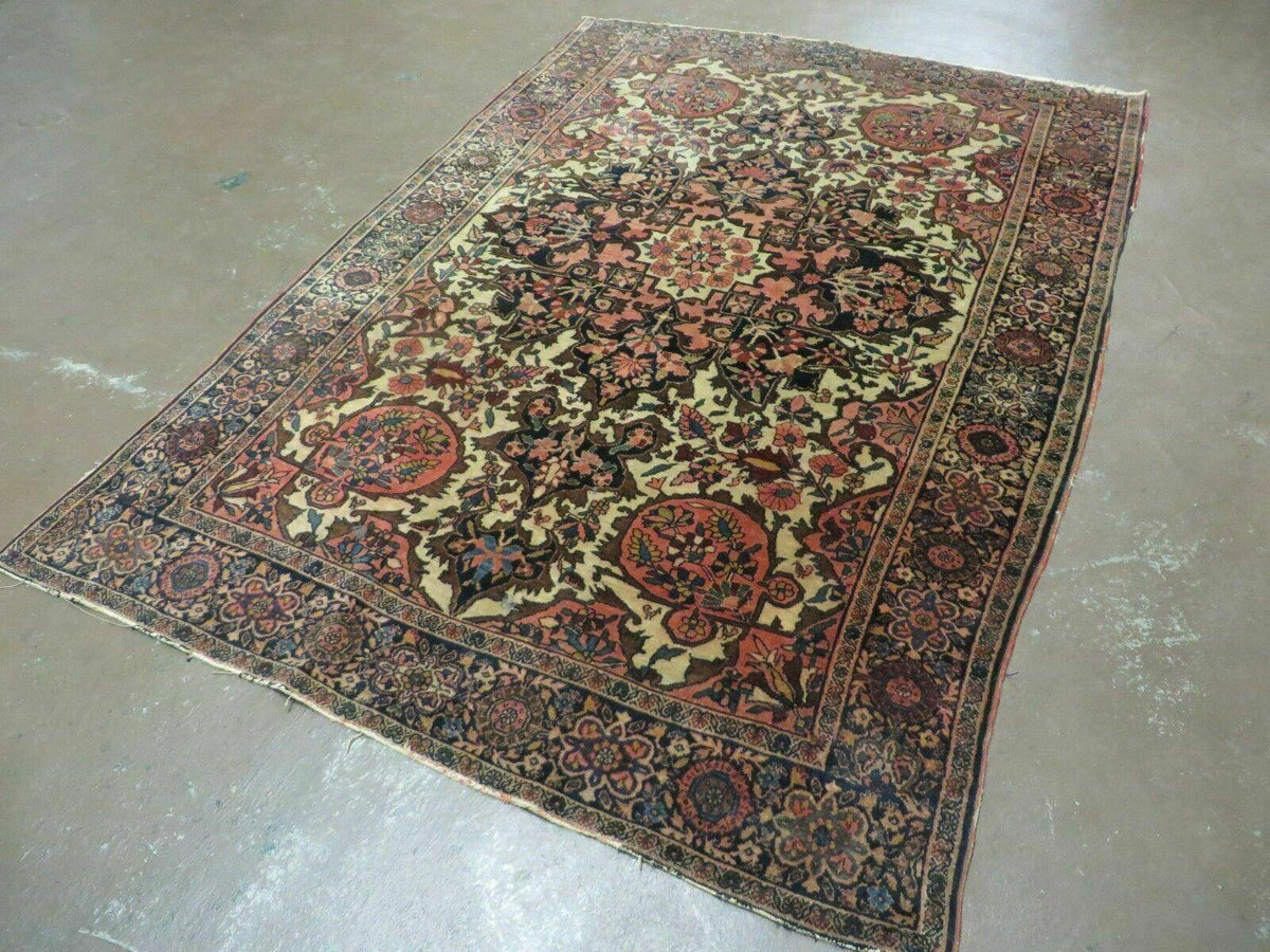 4' X 6' Antique Ultra Fine Handmade India Floral Oriental Wool Rug Carpet Nice - Jewel Rugs, view 3