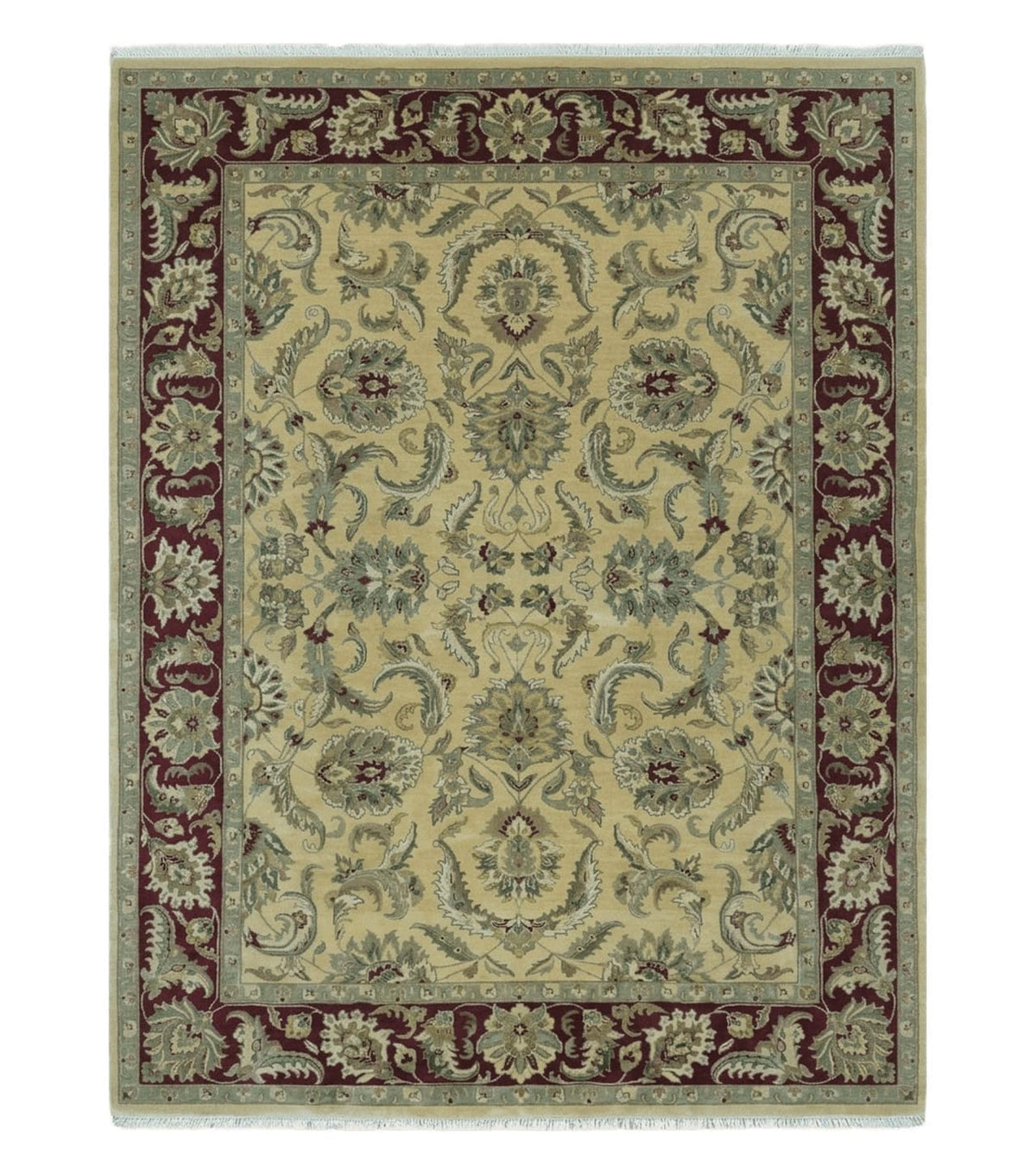9' X 12' Vintage Handmade India Oriental Jaipur Quality Tea Wash Hand Knotted - Jewel Rugs
