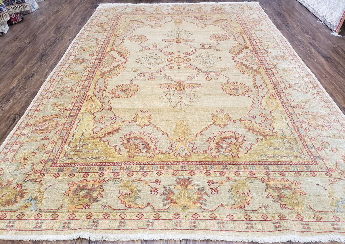 6x9 Turkish Oushak Rug, Wool Rug, Hand Knotted - Jewel Rugs, view 2