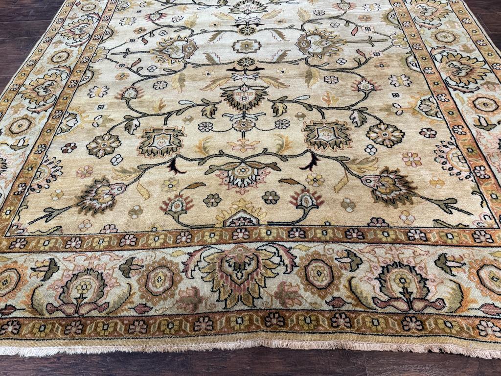 Turkish Oushak Rug 8x10, Vintage Wool Carpet - Jewel Rugs, view 6