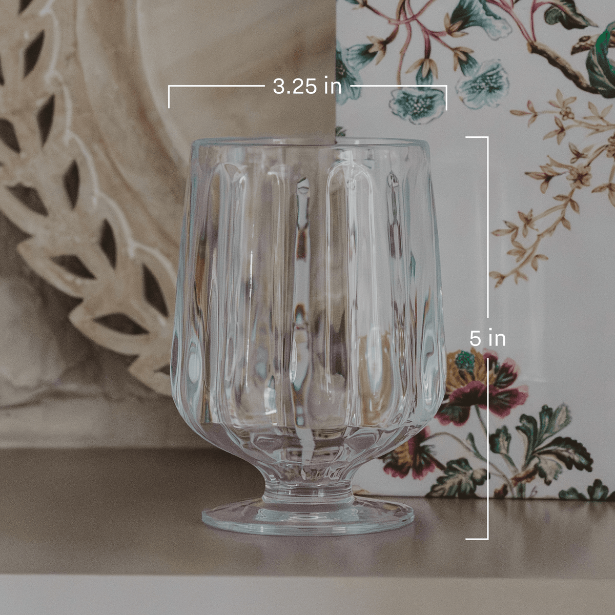 Outdoor Plastic Goblet Drinkware - Sweet Water Decor, view 7