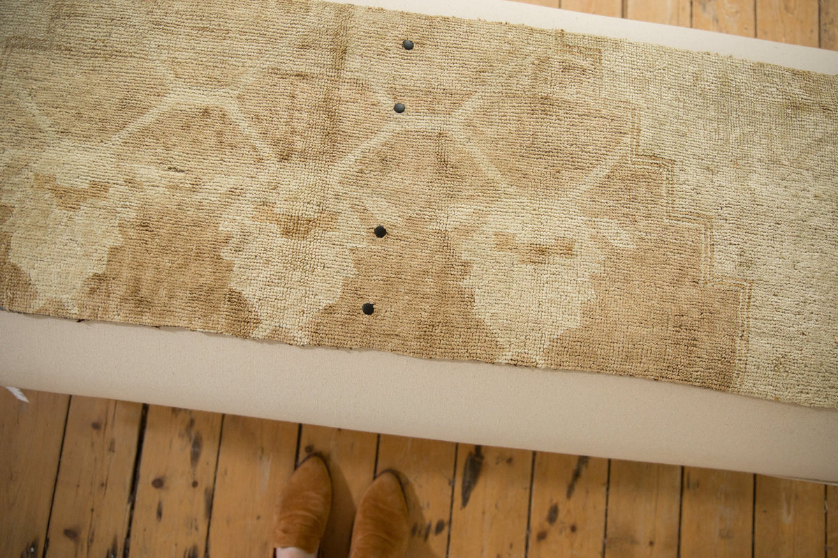 Handmade Canvas Changeable Rug Fragment Ottoman Coffee Table